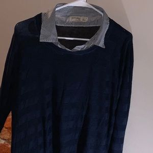 Faded Glory Business Casual Shirt Sweater Size XL